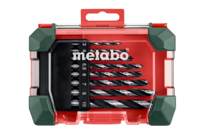 Кассета со сверлами по дереву Metabo SP, 8 предметов (626705000)