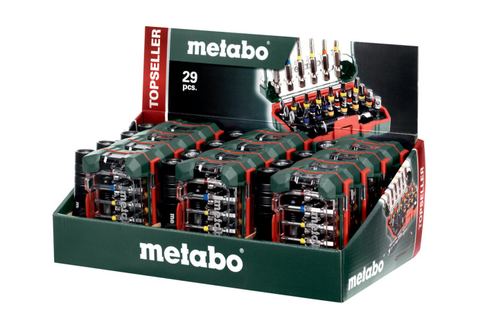 Набір біт Metabo SP, 29 предметів + міні-ліхтарик (626721000)