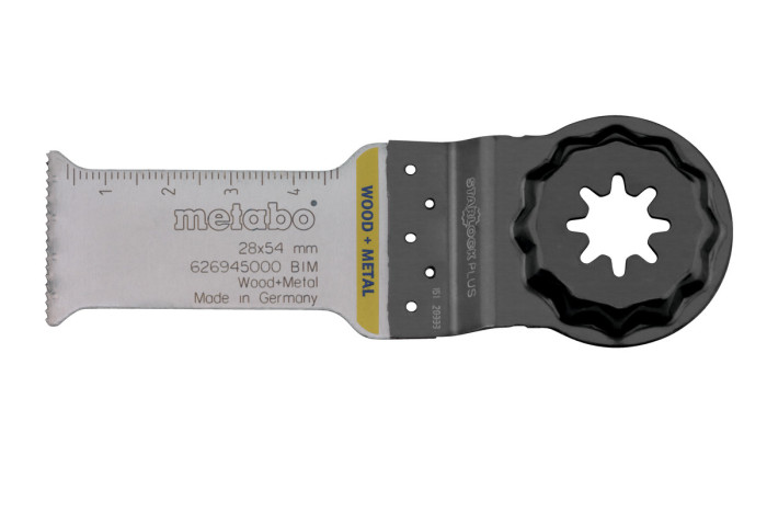 Змінне пилкове полотно Metabo Starlock Plus дерево/метал, BIM, 32x60 мм (626945000)