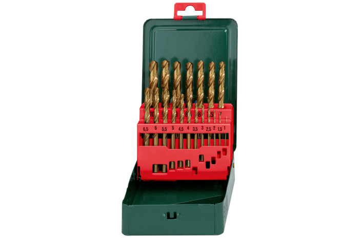 Кассета со сверлами Metabo HSS-TIN, SP, 19 предметов (627156000)