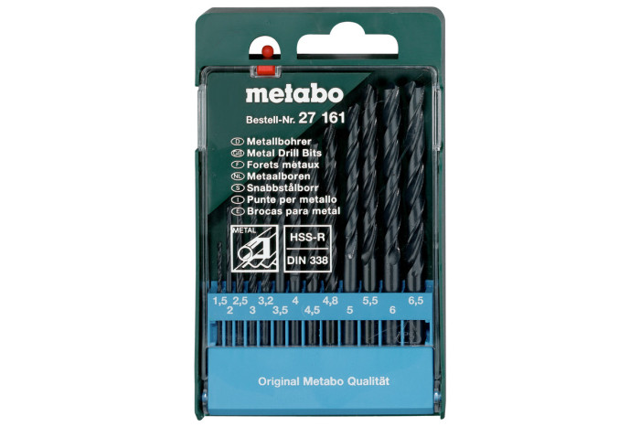 Кассета со сверлами Metabo HSS-R, 13 предметов (627161000)