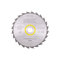 Пильное полотно Metabo «Power Cut Wood — Professional», 230х30, Z24 WZ 20° (628011000)