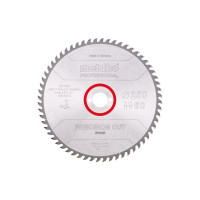Пильное полотно Metabo «Precision Cut Wood — Professional», 250х30, Z60 WZ 15° (628049000)