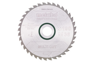 Пильное полотно Metabo «Multi Cut — Professional», 190x30, Z36 WZ 5° (628075000)