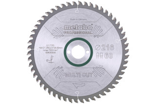 Пильное полотно Metabo «Multi Cut — Professional», 216x30, Z60 FZ/TZ, 5°neg. (628083000)