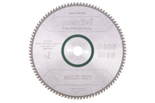 Пильное полотно Metabo «Multi Cut — Professional», 305x30, Z96 FZ/TZ, 5°neg. (628091000)