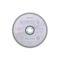 Пильное полотно Metabo «Multi Cut — Professional», 254x30, Z80 FZ/TZ, 5°neg. (628223000)