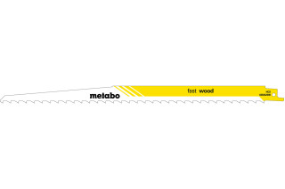 5 пилок для сабельных пил Metabo «Fast Wood», 300 x 1,25 мм (628242000)