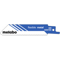 5 пилкових полотен для шабельних пил Metabo «Flexible Metal», 100 x 0,9 мм (628267000)