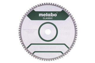 Пильное полотно Metabo «Multi Cut - Classic», 305x30 Z80 FZ/TZ 5°neg (628286000)