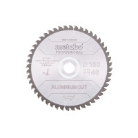 Пильное полотно Metabo «Aluminium Cut - Professional», 160x20 Z48 FZ/TZ 5° neg (628288000)