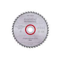 Пильное полотно Metabo «Precision Cut Wood — Professional», 235x30, Z44 WZ 15° (628494000)