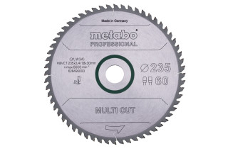 Пильное полотно Metabo «Multi Cut — Professional», 235x30 Z60 FZ/TZ 5° (628495000)