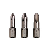 3 Торсионные инструментальные насадки Metabo Phillips PH 1/2/3 (628537000)