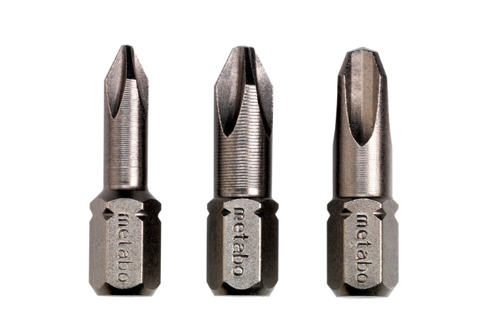 3 Торсионные инструментальные насадки Metabo Phillips PH 1/2/3 (628537000)