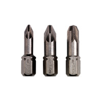 3 Торсионные инструментальные насадки Metabo Pozidriv PZ 1/ 2/ 3 (628538000)