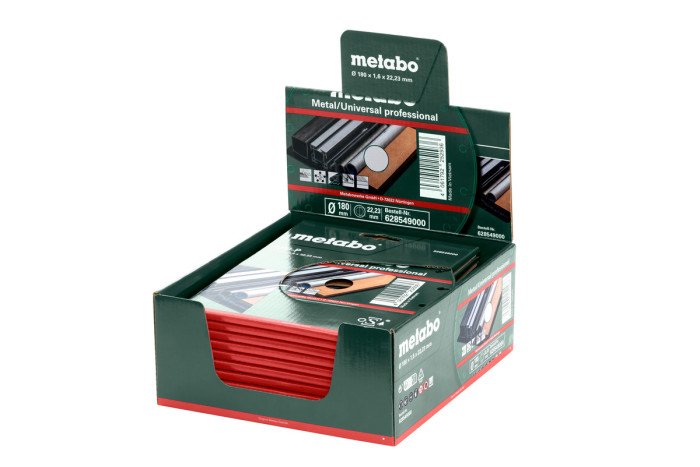 Алмазний відрізний диск для металу Metabo 180x1,6x22,23 мм, MUP Universal, professional (628549000)