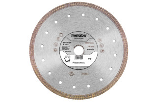 Алмазный отрезной диск Metabo 230x22,23 mm, "TP", Плитка "professional" (628580000)