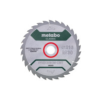 Пилкове полотно Metabo «Precision Cut Wood — Classic», 216x30 Z30 WZ 22° /B (628653000)
