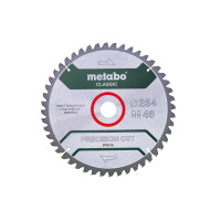 Пильное полотно Metabo «Precision Cut Wood — Classic», 254x30 Z48 WZ 5°neg /B (628656000)