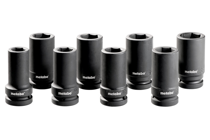 Набор ударопрочных торцевых головок Metabo 1" (628835000)