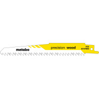 100 пилок для сабельных пил Metabo «Precision Wood», 150 x 1,25 мм (631458000)