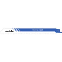 25 пилкових полотен для шабельних пил Metabo «Flexible Metal», 225 x 0,9 мм (628254000)
