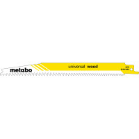 5 пилок для сабельных пил Metabo «Universal Wood», 200 x 1,25 мм (631913000)