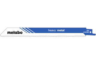 5 пилкових полотен для шабельних пил Metabo «Heavy Metal», 200 x 1,25 мм (631991000)