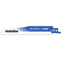 5 пилок для сабельных пил Metabo «Demolition Metal», 150 x 1,6 мм (631992000)