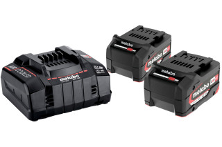 Набор аккумуляторов Metabo 18В 2×5,2А·ч + зарядное устройство для ASC 145 (685051000)