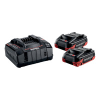 Комплект аккумуляторов Metabo LiHDX 2х4 Ач 18 В с зарядным устройством (685306000)