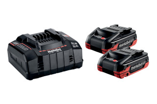 Комплект аккумуляторов Metabo LiHDX 2х4 Ач 18 В с зарядным устройством (685306000)