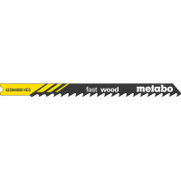 5 U-подобных пилок для лобзиков Metabo «Fast Wood», 82/4,0 мм (623944000)