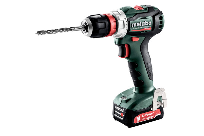Аккумуляторная дрель-шуруповерт Metabo PowerMaxx BS 12 BL Quick (601039500)