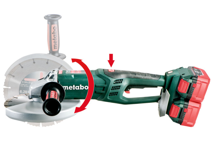 Акумуляторна кутова шліфувальна машина (болгарка) Metabo WPB 36-18 LTX BL 230 (613102840)