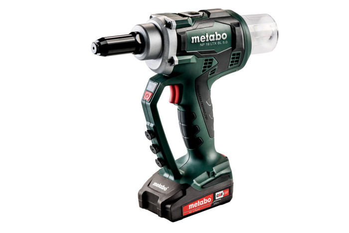 Аккумуляторный заклепочный пистолет Metabo NP 18 LTX BL 5.0 (619002500)