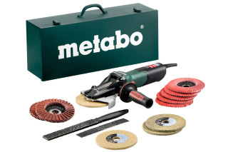 Кутова шліфувальна машина (болгарка) Metabo WEVF 10-125 Quick Inox Set (613080500)