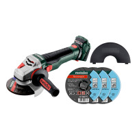 Аккумуляторная угловая шлифмашина (болгарка) Metabo Set WB 18 LTX BL 15-125 Quick (691226000)