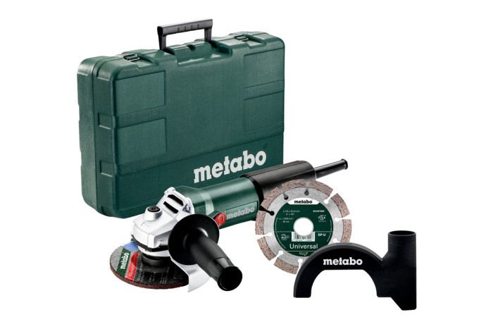 Угловая шлифмашина (болгарка) Metabo WEV 850-125 Set (603611510)