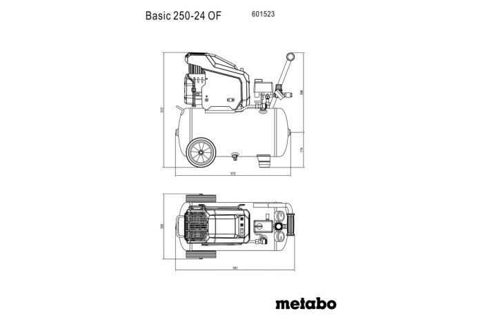 Компрессор Metabo Basic 250-24 OF (601523000)