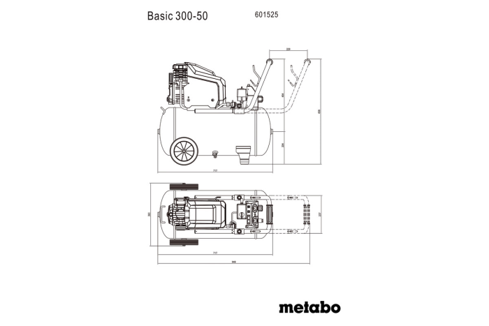 Компрессор Metabo Basic 300-50 (601525000)